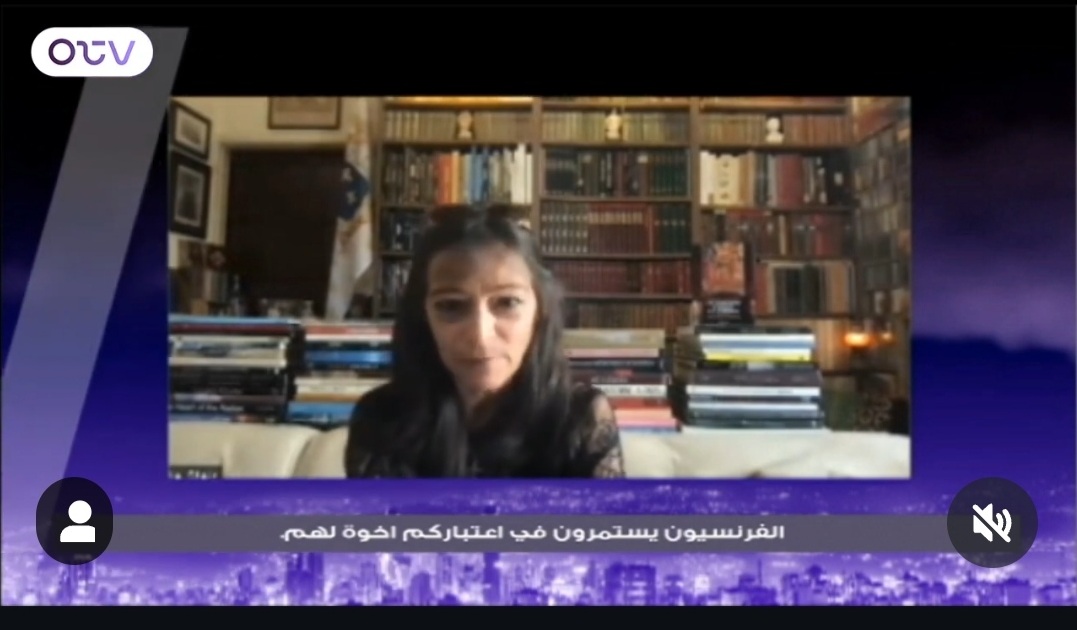 Carine Marret Chrétiens d'Orient Liban OTV interview télévision